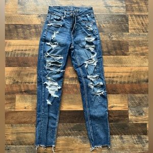 American Eagle Stretch Mom Jeans Size 0